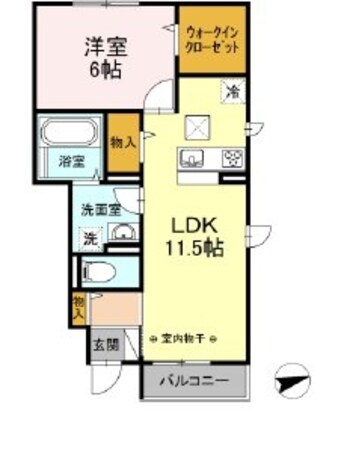 レ・ブルーの物件間取画像